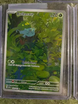 Pokemon 151 Bulbasaur Line Illustration Rare Lot - Bulbasaur Ivysaur Venusaur EX - Image 2