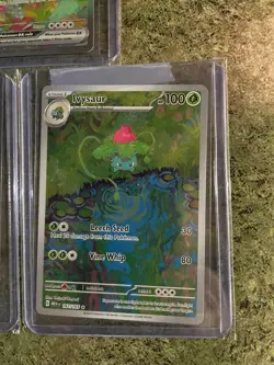 Pokemon 151 Bulbasaur Line Illustration Rare Lot - Bulbasaur Ivysaur Venusaur EX - Image 3