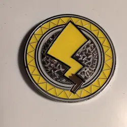 Pikachu Metal Coin Pokemon TCG XY Premium Trainer's Collection Box 2017 - Image 2