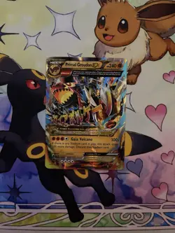 Pokemon TCG Primal Groudon EX XY Primal Clash 86/160 Holo Ultra Rare 240HP Gaia - Image 1