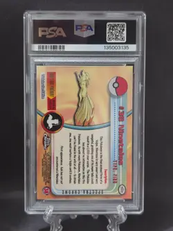 Pokemon Topps Chrome 2000 Ninetales #38 Spectra PSA 9 Mint - Image 2