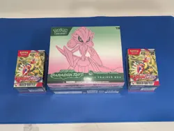 Paradox Rift Pokemon Center Elite Trainer Box ETB Iron Valiant Sealed + Extras - Image 3
