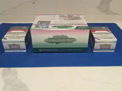 Paradox Rift Pokemon Center Elite Trainer Box ETB Iron Valiant Sealed + Extras - Image 4