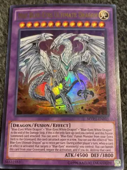 Neo Blue-Eyes Ultimate Dragon MVP1-EN001 Ultra Rare Unlimited Edition NM - Image 1