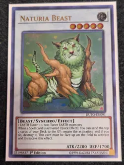 Naturia Beast DUPO-EN091 Ultra Rare 1st Edition VLP - Image 1