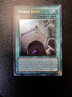 Yugioh Power Bond CRV-EN037 1st Edition Ultimate Rare NM - Image 1