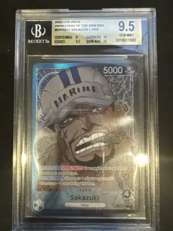 OP05-041 Sakazuki Leader Alt Art BGS 9.5 | One Piece Awakening New Era - Image 1