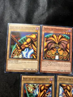 | Yugioh Exodia The Forbidden One FULL 5 Card Set LDK2-ENY04-08 Common LP - Image 2