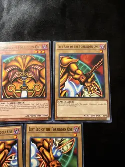 | Yugioh Exodia The Forbidden One FULL 5 Card Set LDK2-ENY04-08 Common LP - Image 3