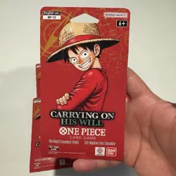 One Piece OP-13 Carrying on His Will Sleeved Booster Packs Lot of 5 Bandai New - Image 3