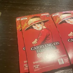One Piece OP-13 Carrying on His Will Sleeved Booster Packs Lot of 5 Bandai New - Image 2