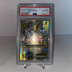 PSA 10 Gem Mint MEGA M CHARIZARD 101/108! POKEMON XY Evolutions FULL ART Ex HOLO - Image 3