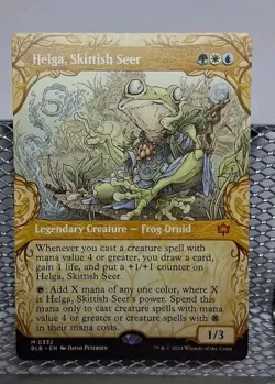 Helga, Skittish Seer (Showcase) Bloomburrow Regular - Image 1