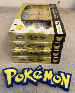 Pokemon TCG: Celebrations Pikachu V-Union Special Collection Box New Sealed (x4) - Image 2