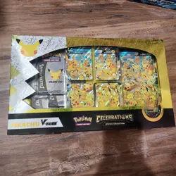 2021 Pokemon TCG Celebrations Special Collection Pikachu V-UNION Factory Sealed - Image 1