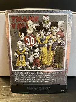 Goku E-60 E-62 Silver Energy Marker Dragon Ball Manga Booster Card Fusion World - Image 3