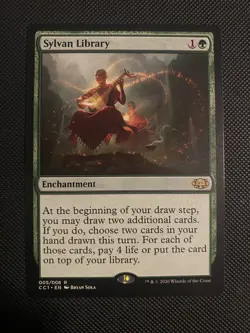 MTG Sylvan Library Commander Collection: Green CC1 #5 Non-Foil NM Magic Card - Image 1