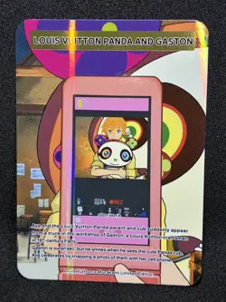 Louis Vuitton x Takashi Murakami LV Panda And Gaston 043 Trading Card Japanese - Image 1