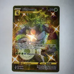 Pokemon TCG Rillaboom Darkness Ablaze Holo Card 197/189 Secret Rare, Near Mint - Image 1