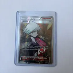 Pokemon TCG Steven Trainer Card Full Art Holo, XY Ancient Origins, Card 95/98 - Image 1