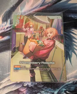 Gundam Card Game Dual Impact Momentary Respite R+ Foil Mint/Near Mint - Image 1