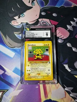 CGC 9 MINT Electabuzz # 46 WOTC Black Star Promo Pokemon Card - Image 1
