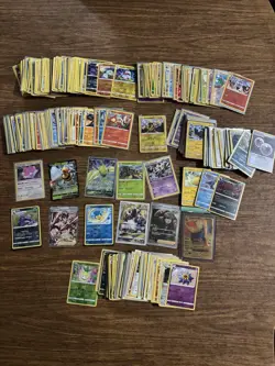 Pokemon Card Lot Mainly Holos + Gold Rainbow Charizard Gx - Image 1