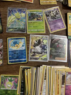 Pokemon Card Lot Mainly Holos + Gold Rainbow Charizard Gx - Image 3