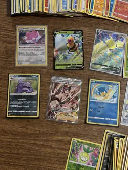 Pokemon Card Lot Mainly Holos + Gold Rainbow Charizard Gx - Image 4