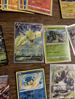 Pokemon Card Lot Mainly Holos + Gold Rainbow Charizard Gx - Image 5