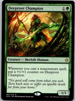 Magic the Gathering Deeproot Champion Ixalan MTG Free Shipping! - Image 1