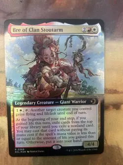 Bre of Clan Stoutarm (Extended Art) Lorwyn Eclipsed Foil - Image 1