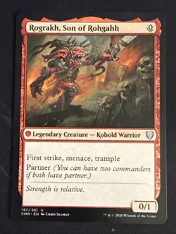 1x Rograkh, Son of Rohgahh (197) Commander Legends LP MTG Magic the Gathering x1 - Image 1