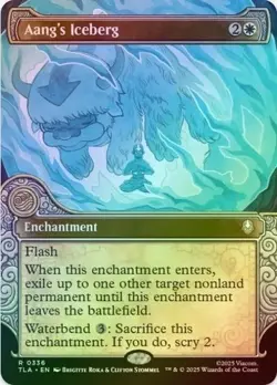 MTG Aang's Iceberg (Showcase) Foil NM Avatar: The Last Airbender Magic 336 - Image 1
