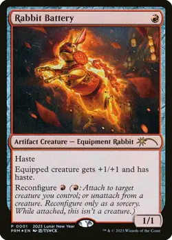 [1x] Rabbit Battery - Foil Year of the Rabbit 2023 Near Mint, English Misc Promo - Image 1