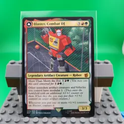 Blaster, Combat DJ Magic The Gathering Transformers BOT - Image 1