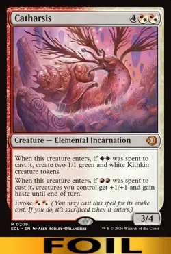 Catharsis ** FOIL ** #209 - Lorwyn Ecliped - NM MTG - Image 1