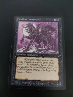 Magic the Gathering ~ MTG ~ 1x Headless Horseman ~ LEGENDS ~ LP - Image 1