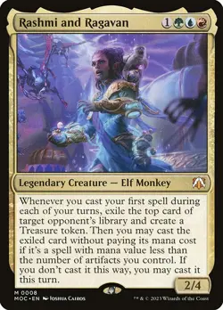 NM Foil Rashmi and Ragavan, MTG, Lord of the Rings, Magic the Gathering, 8 - Image 1