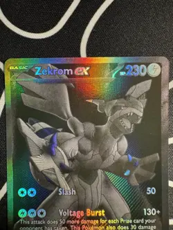 Pokemon Zekrom EX Black Bolt 172/086 SV10.5 BWR TCG Card NM+ - Image 3