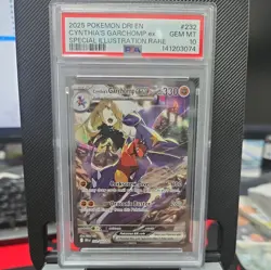 Cynthia’s Garchomp ex Special Illustration Rare 2025 Pokemon DRI EN PSA 10 GEM M - Image 1