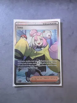 Iono SVP 124 Black Star Promo Premium Tournament Collection Pokemon Card - Image 1