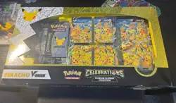 Pokemon Celebrations 25th Anniversary Pikachu V-union Premium Playmat Collection - Image 1
