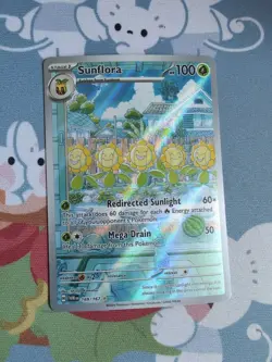 Sunflora 169/167 - Twilight Masquerade Illustration Rare Pokemon TCG NM - Image 1