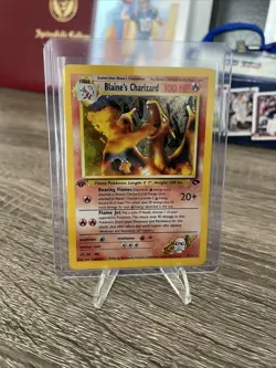 Pokemon TCG Blaine's Charizard 2/132 Gym Challenge - Image 1