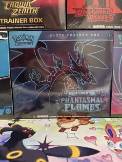POKEMON ETB LOT OF 5 POKEMON CENTER DESTINED CROWN ZENITH BLACK BOLT PHANTASMAL - Image 3