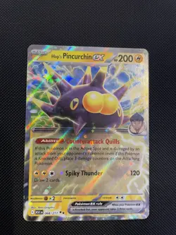 Hop's Pincurchin Ex 068/217 Pokemon TCG Ascended Heroes Near Mint - pack fresh - Image 1