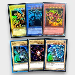 Yu-Gi-Oh! Slifer, Obelisk, Ra, Blue-Eyes, Dark Magician & Red-Eyes LC01-EN NM - Image 1
