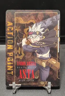 Asta UA20ST/BCV-1-AP01 Black Clover Action Point UNION ARENA Card - Image 1
