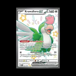 Pokemon TCG Karte Krawalloro ex Shiny || Paldeas Schicksale - 223/091 || NM DE - Image 1